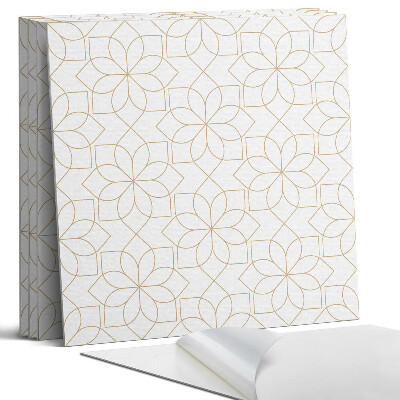 Panel ścienny pcv Geometryczny wzór kwiatowy