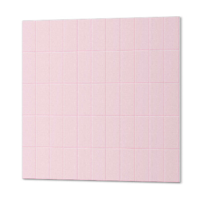 Panel dekoracyjny kwadratowy Gładkie płytki w siatce