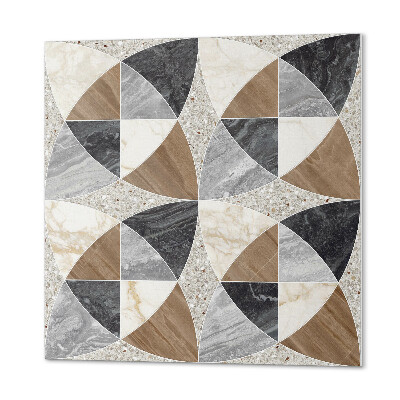 Panel samoprzylepny kwadratowy Geometryczny wzór kafli