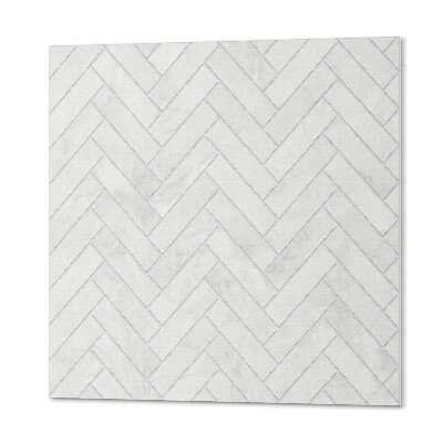 Panel dekoracyjny kwadratowy Wzór w jodełkę 3D