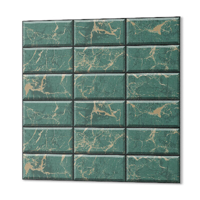 Panel dekoracyjny kwadratowy Wzór marmurowych kafelków