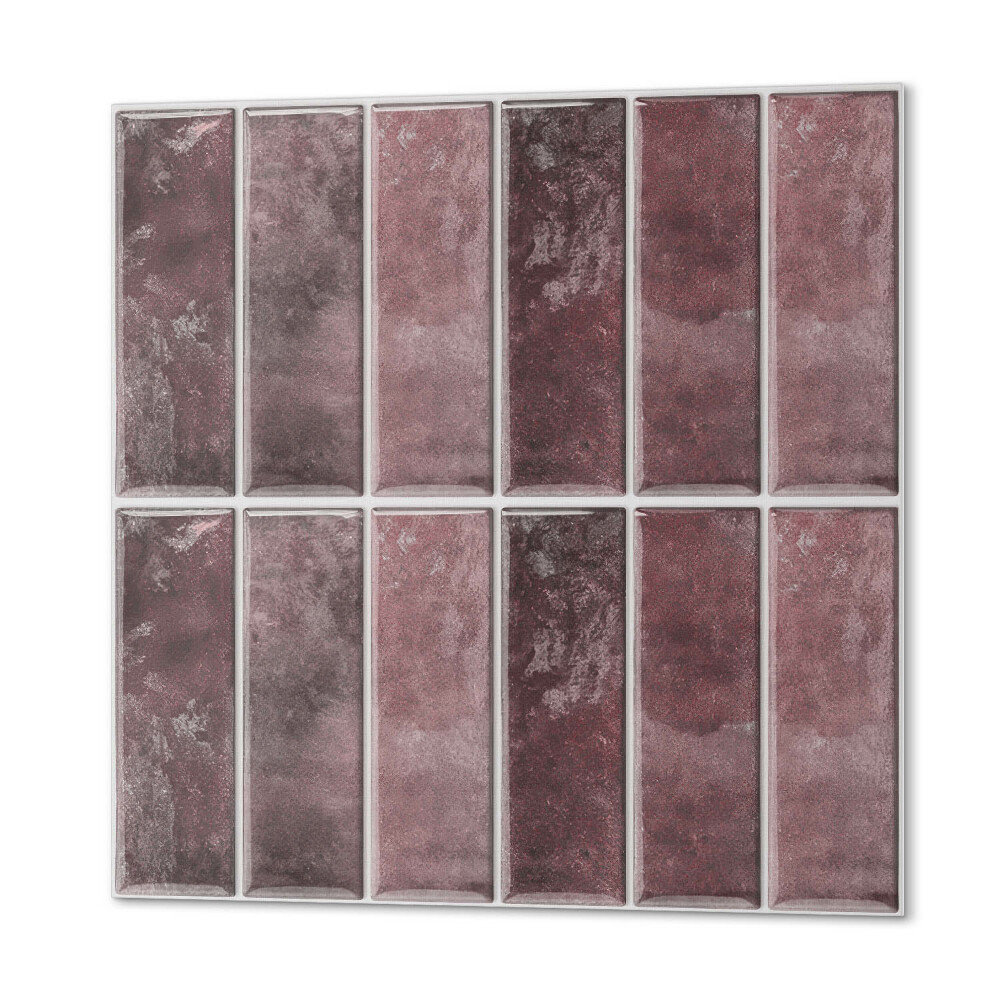 Panel ścienny pcv Pionowe pasy w mozaice