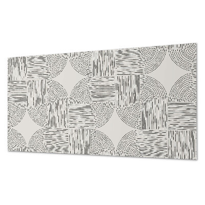 Panel dekoracyjny Stylizowane kształty w geometrycznym porządku