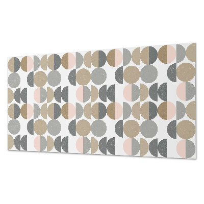 Panel dekoracyjny Okręgi i półokręgi w geometrycznym stylu