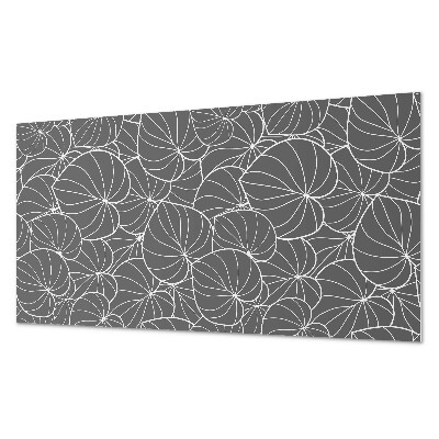 Panel ścienny pcv Wzór delikatnych liści