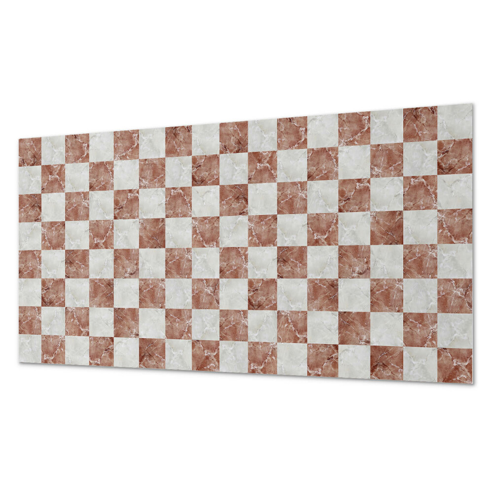 Panel ścienny pcv Marmurowa szachownica w eleganckim stylu