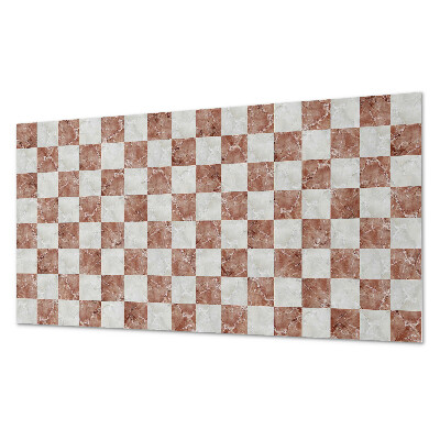 Panel ścienny pcv Marmurowa szachownica w eleganckim stylu