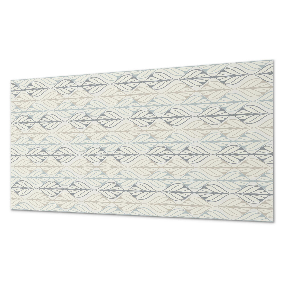 Panel ścienny pcv Liściasty motyw w rombowym stylu