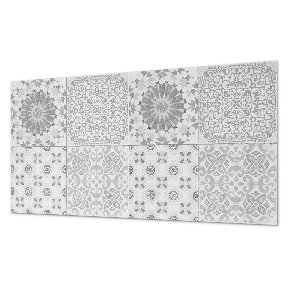 Panel ścienny pcv Motyw geometryczno-kwiatowy