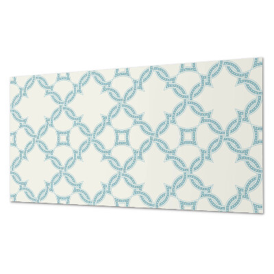 Panel pcv na ścianę Splecione motywy w siatkowej kompozycji