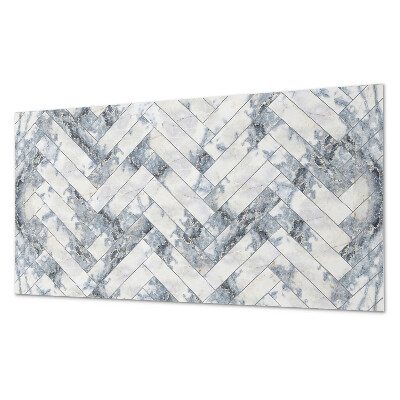 Panel pcv na ścianę Jodełkowy wzór marmurowy