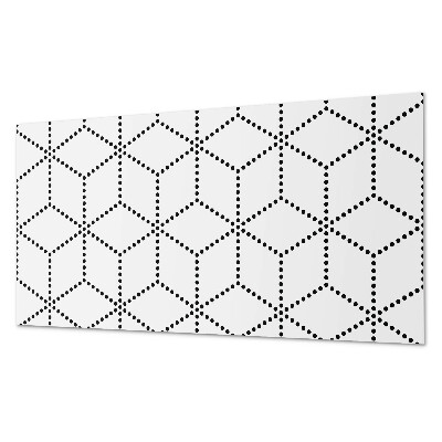 Panel pcv na ścianę Heksagonalny motyw z kropek