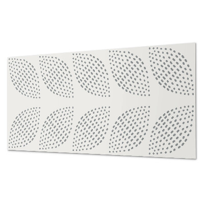 Panel pcv na ścianę Liściasty motyw z kropkami