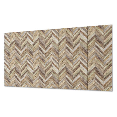 Panel ścienny pcv Wzór jodełkowy z drewnianych desek