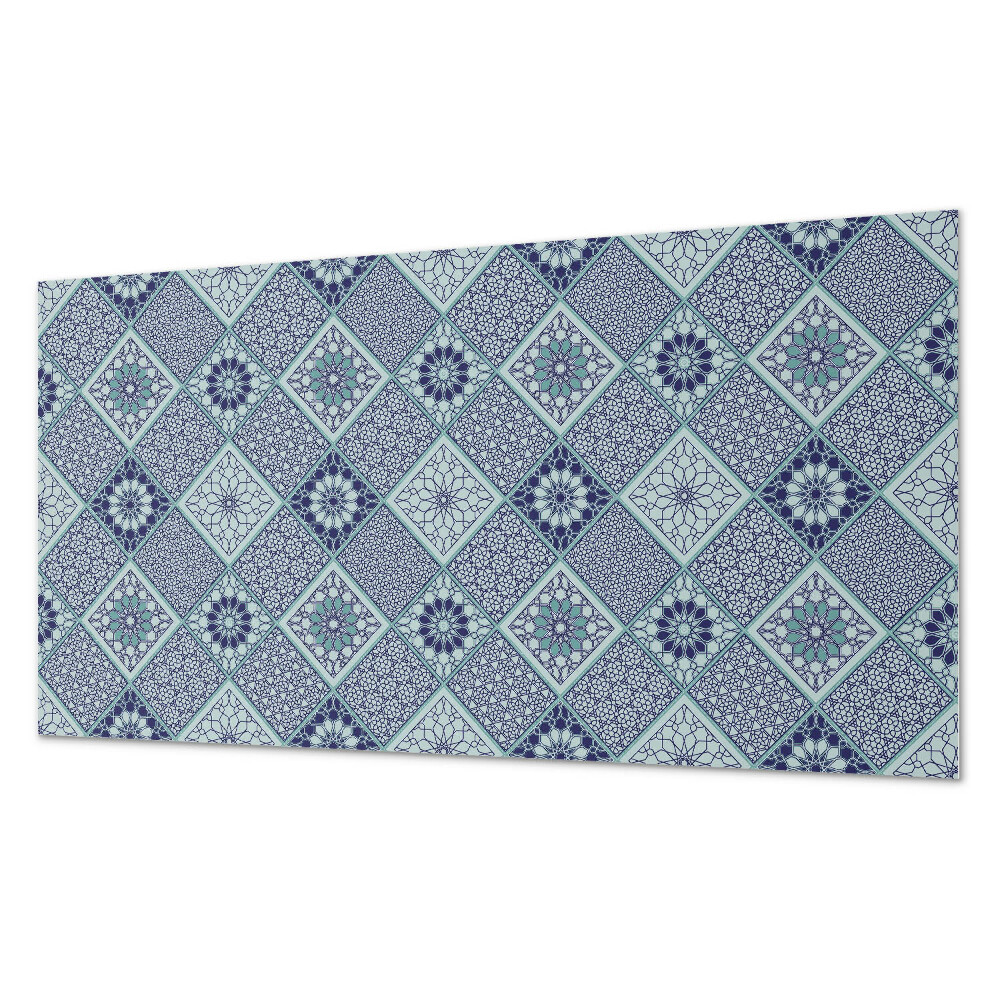 Panel ścienny pcv Mozaikowe kształty w stylu geometrycznym