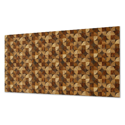 Panel ścienny pcv Wzór inspirowany geometrią drewna