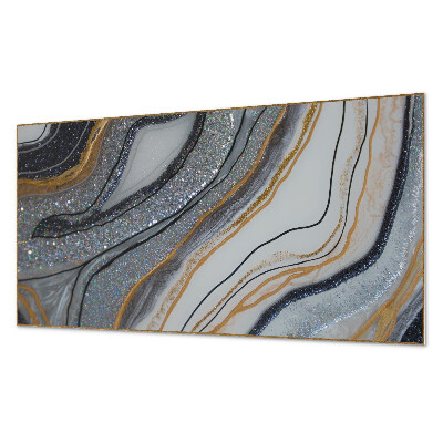 Panel dekoracyjny Abstrakcyjne fale z efektem świetlnym