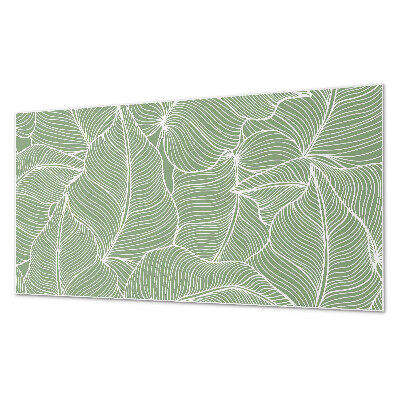 Panel ścienny pcv Liście w falistym rytmie