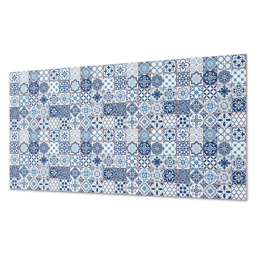 Panel ścienny pcv Kratkowe mozaiki w kolorowych wzorach