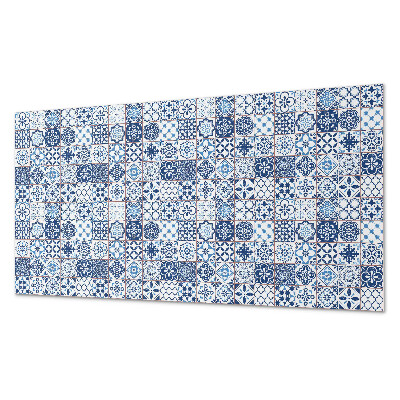 Panel ścienny pcv Kratkowe mozaiki w kolorowych wzorach