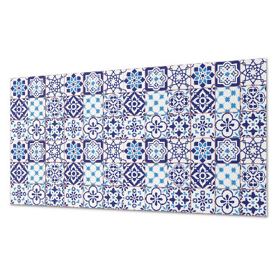 Panel dekoracyjny Mozaika z kwiatowymi detalami