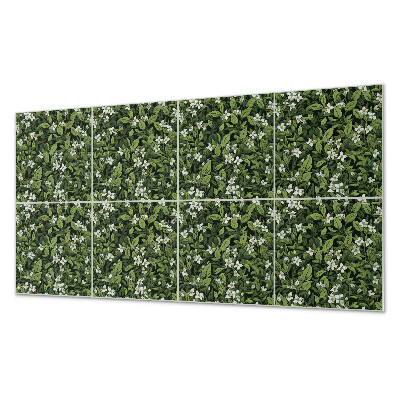 Panel ścienny pcv Kwiatowa kompozycja z liśćmi