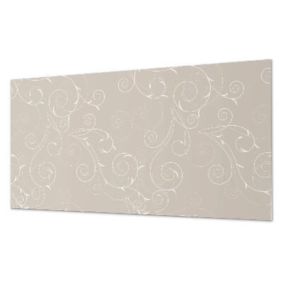 Panel ścienny pcv Subtelne wzory spirali i liści