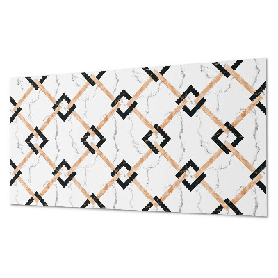 Panel pcv na ścianę Nowoczesne marmurowe motywy geometryczne