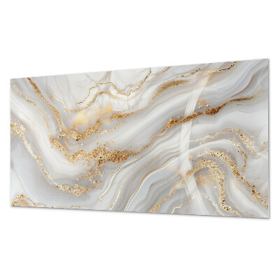 Panel pcv na ścianę Abstrakcyjne fale z ozdobnymi akcentami