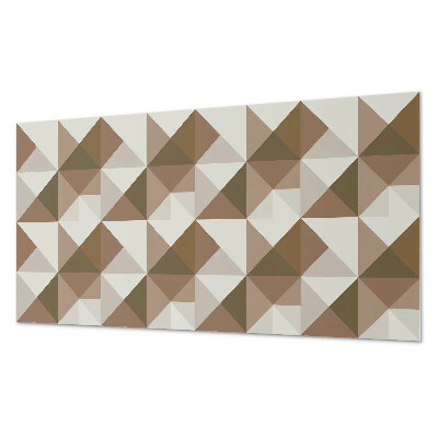 Panel ścienny pcv Trójkątna geometria w stylu nowoczesnym