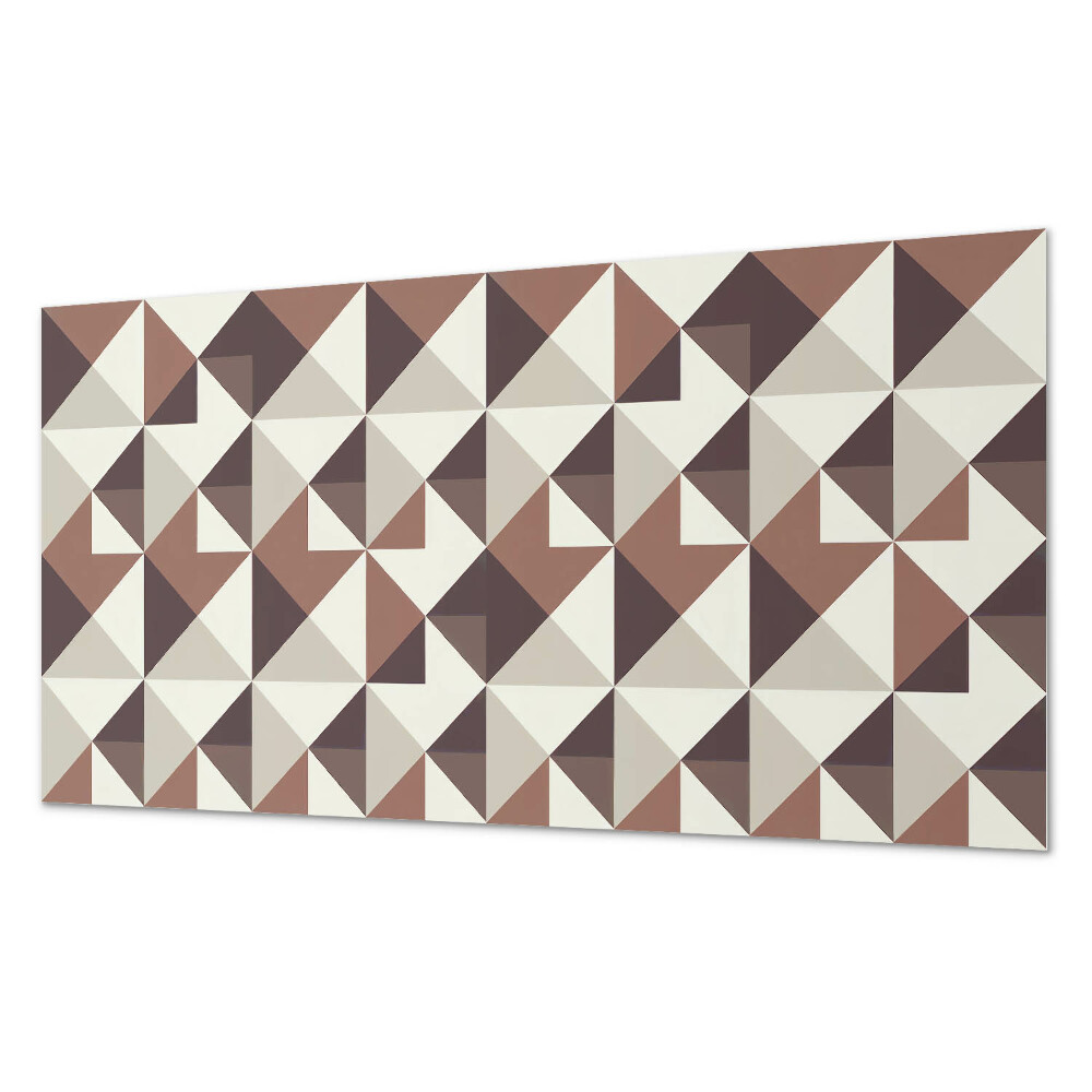 Panel dekoracyjny Abstrakcyjne trójkąty w geometrycznym stylu