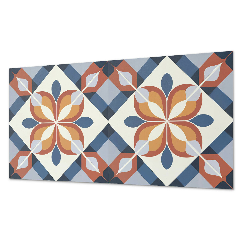 Panel dekoracyjny Kwiatowy motyw w geometrycznym stylu