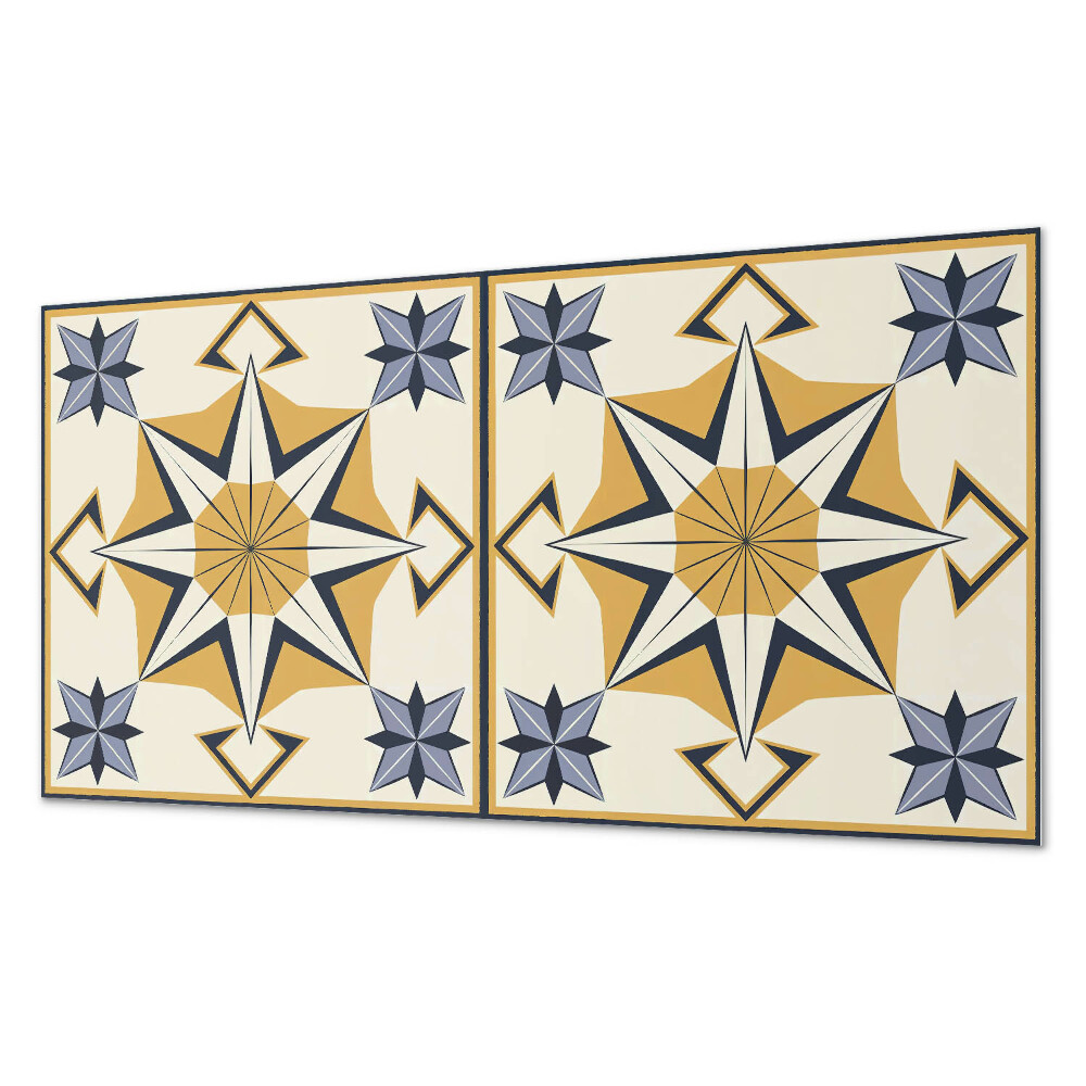 Panel pcv na ścianę Kompasowy wzór z gwiazdami