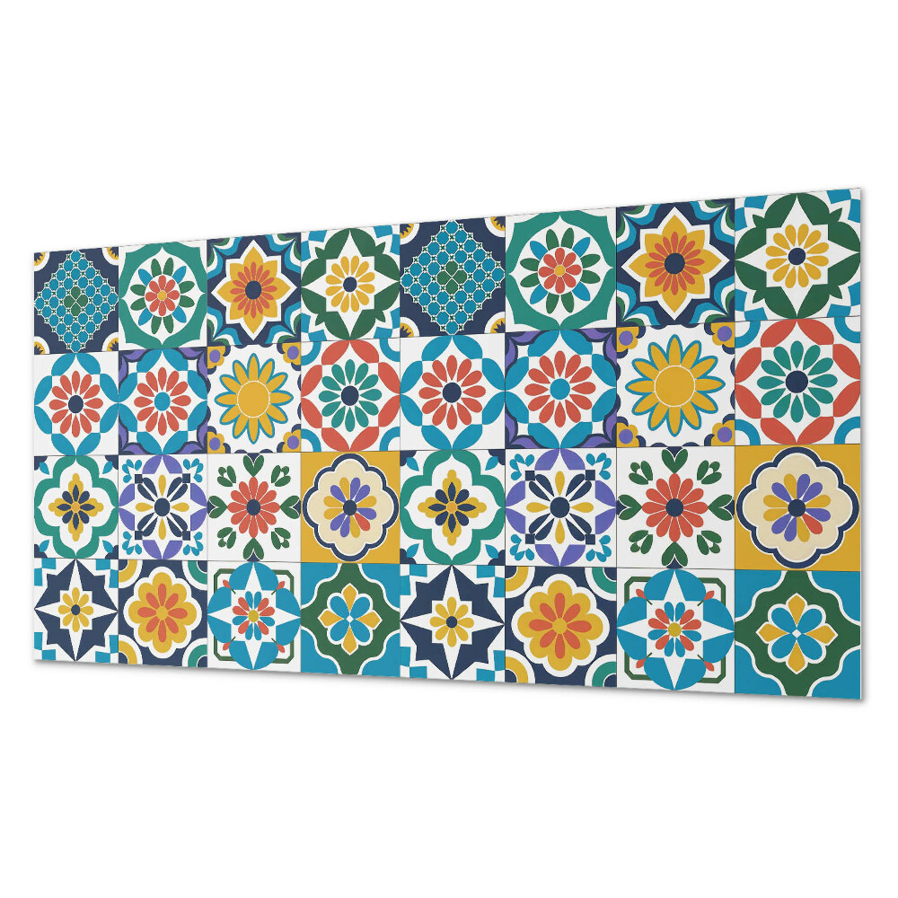 Panel dekoracyjny Kwiatowo-geometryczne kompozycje