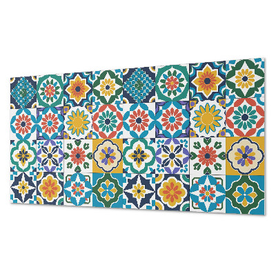 Panel dekoracyjny Kwiatowo-geometryczne kompozycje