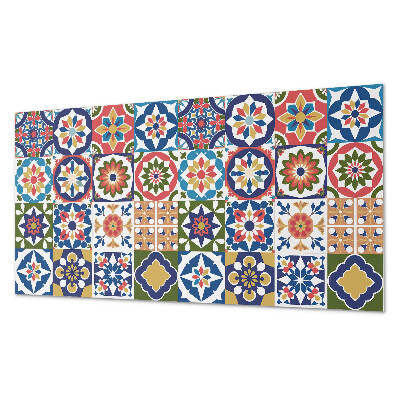 Panel pcv na ścianę Mozaikowe kwadraty w atrakcyjnych aranżacjach