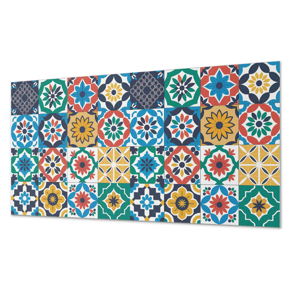 Panel ścienny pcv Mozaikowe wzory w harmonijnym układzie