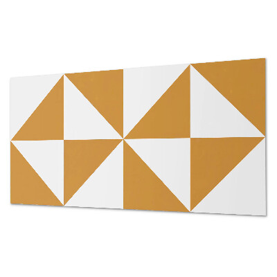 Panel ścienny pcv Trójkątne wzory w kwadratowych ramach