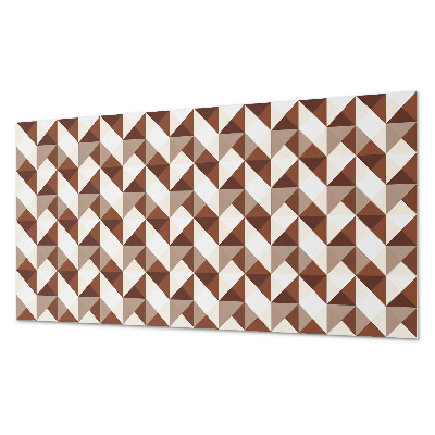 Panel pcv na ścianę Trójkątna geometria w nowoczesnym stylu