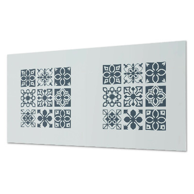 Panel pcv na ścianę Kształty geometryczne w prostokątach