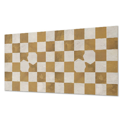 Panel pcv na ścianę Nowoczesna graficzna szachownica