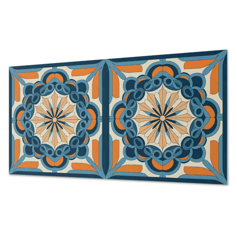 Panel pcv na ścianę Kwiatowa mandala w harmonijnych kręgach