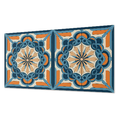 Panel pcv na ścianę Kwiatowa mandala w harmonijnych kręgach