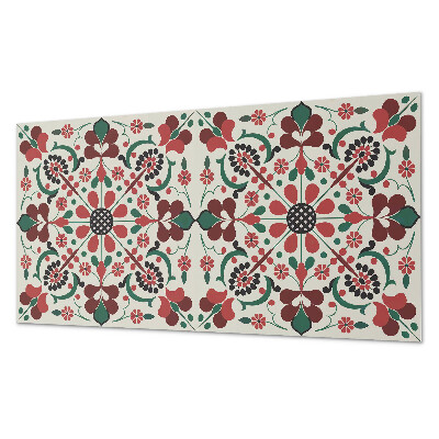 Panel dekoracyjny Kwiatowa harmonia w symetrycznym stylu