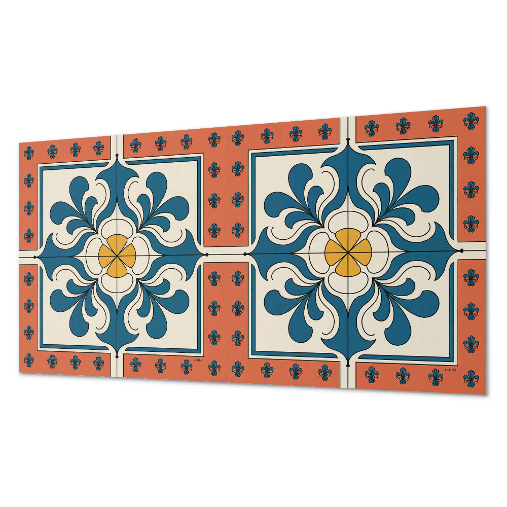 Panel pcv na ścianę Kwiatowy motyw w stylu folkowym