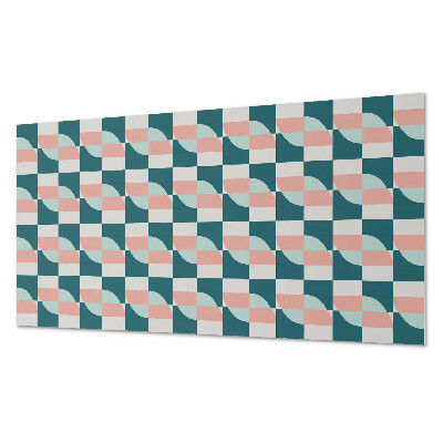 Panel ścienny pcv Kratkowy motyw geometryczny