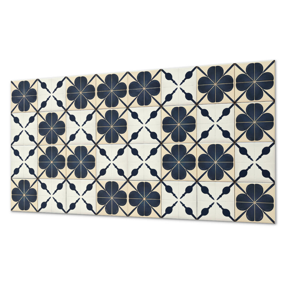 Panel dekoracyjny Kwiatowy motyw na jednolitym tle