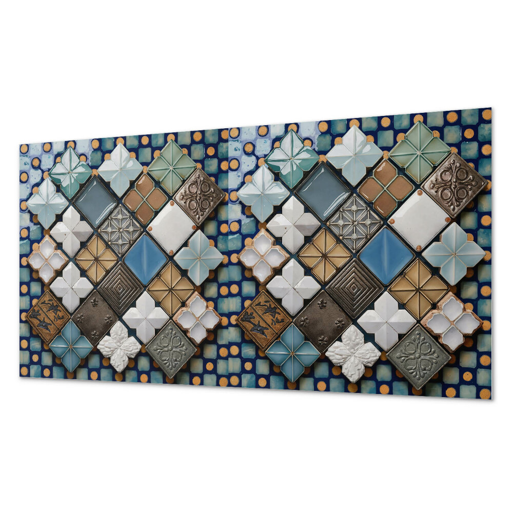 Panel dekoracyjny Ceramiczne motywy płytek