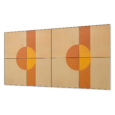 Panel pcv na ścianę Nowoczesny motyw kształtów geometrycznych