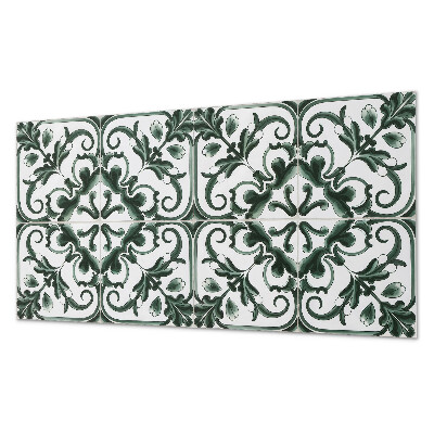 Panel ścienny pcv Roślinne kwadraty w stylu geometrycznym